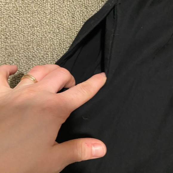 Hatley Elegant Black Sleeveless Dress with eyelet border - Picture 6 of 8